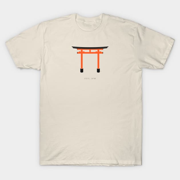 Torii Gate, Kyoto, Japan T-Shirt by lymancreativeco